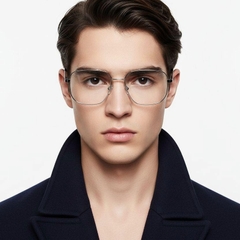 BS0420-0288_Silver_Geometric_Metal_Glasses_model