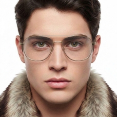 BS0420-0291_Golden_Aviator_Metal_Glasses_model