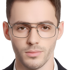 BS0420-0293_Grey_Aviator_Metal_Glasses_model