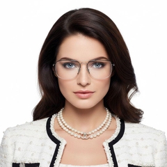 BS0420-0296_Silver_Semi-rimless_Metal_Glasses_model