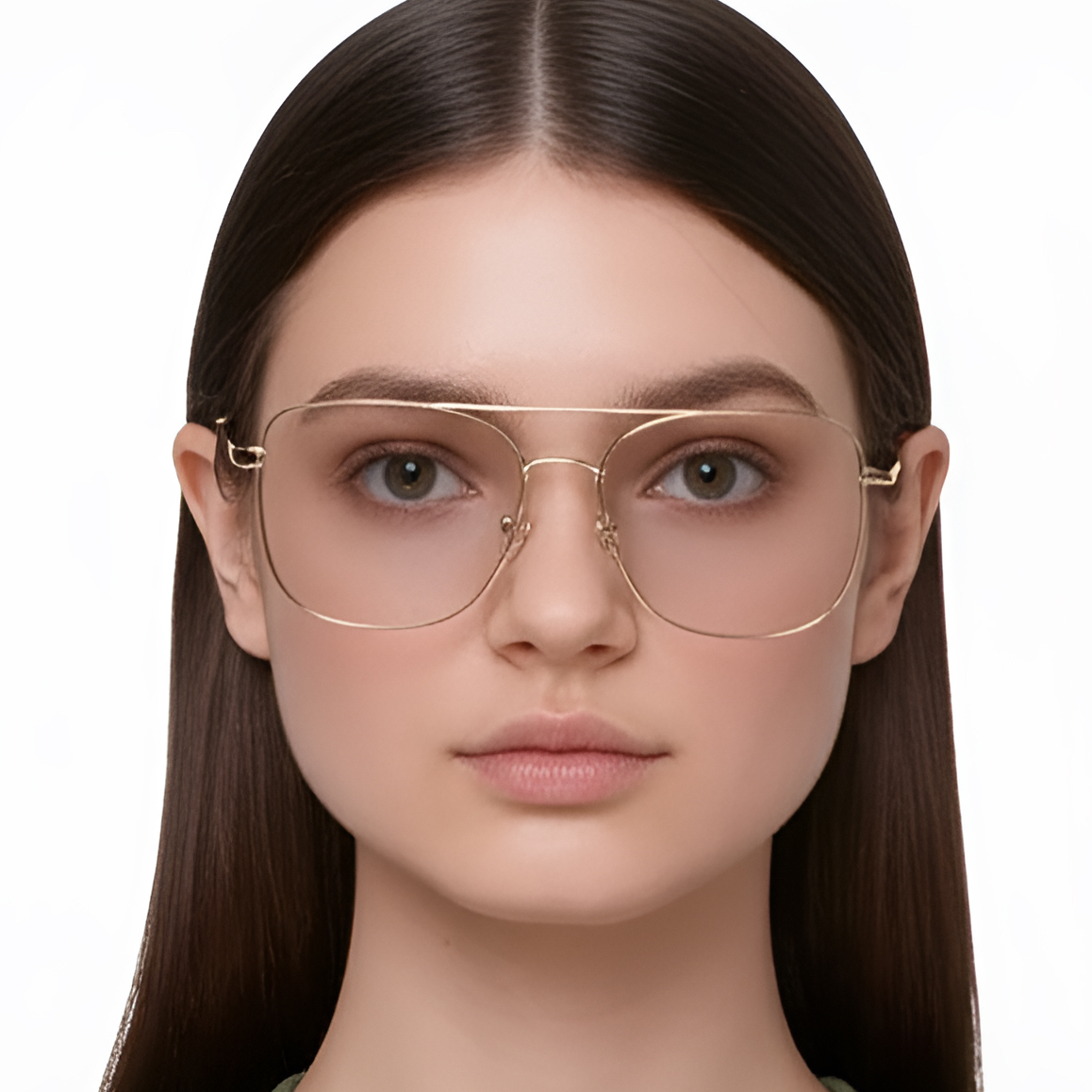 BS0420-0299_Golden_Aviator_Metal_Glasses_model