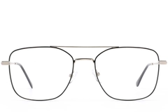 BS0420-0300_Silver_Aviator_Metal_Glasses_front