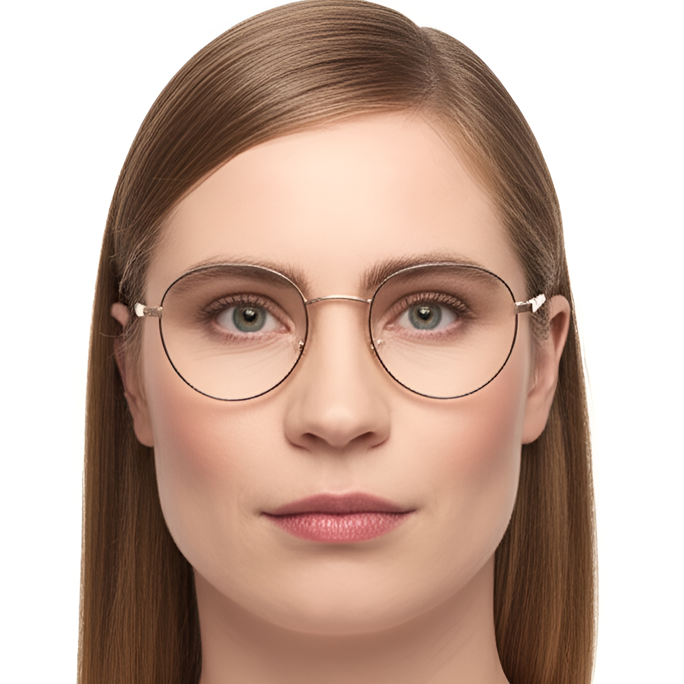 BS0420-0306_Copper_Round_Metal_Glasses_model