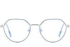 BS0420-0308_Blue_Round_Metal_Glasses_front