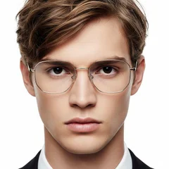 bs0420-0312_golden_geometric_metal_glasses_model