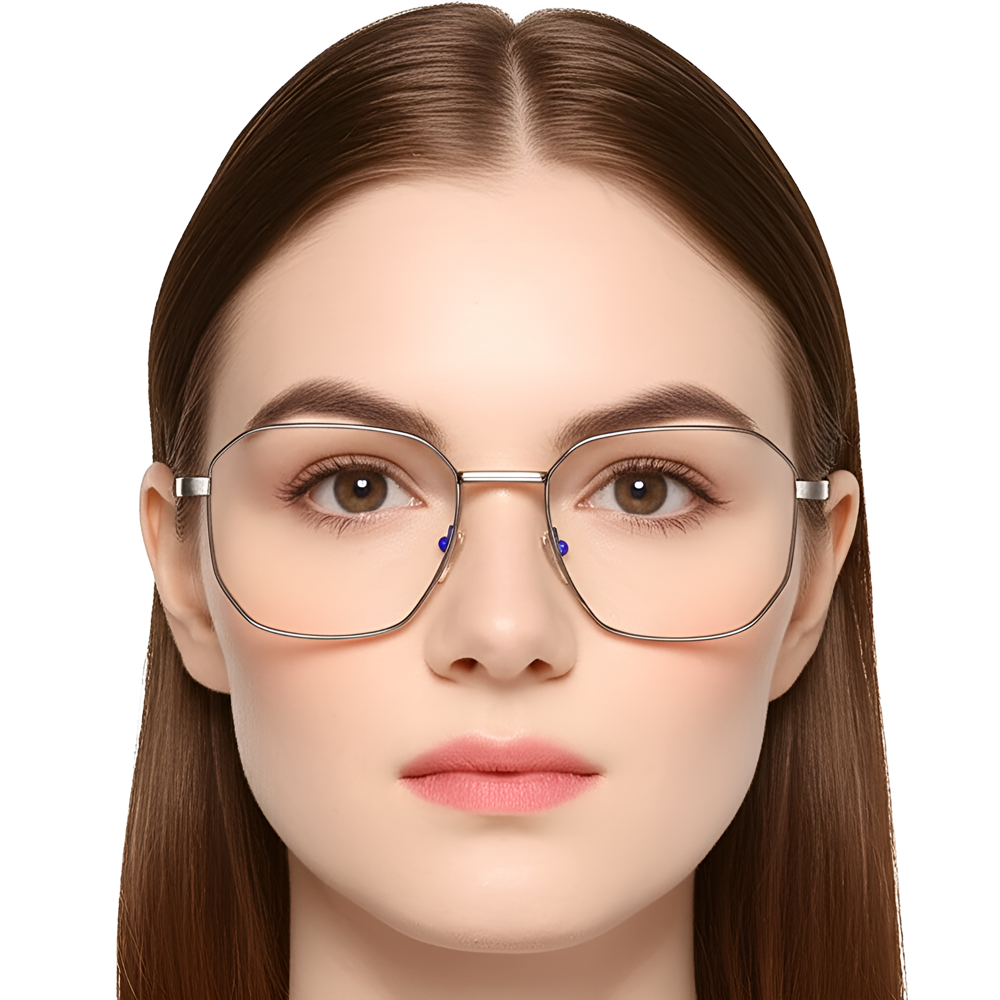 BS0420-0313_Silver_Geometric_Metal_Glasses_model