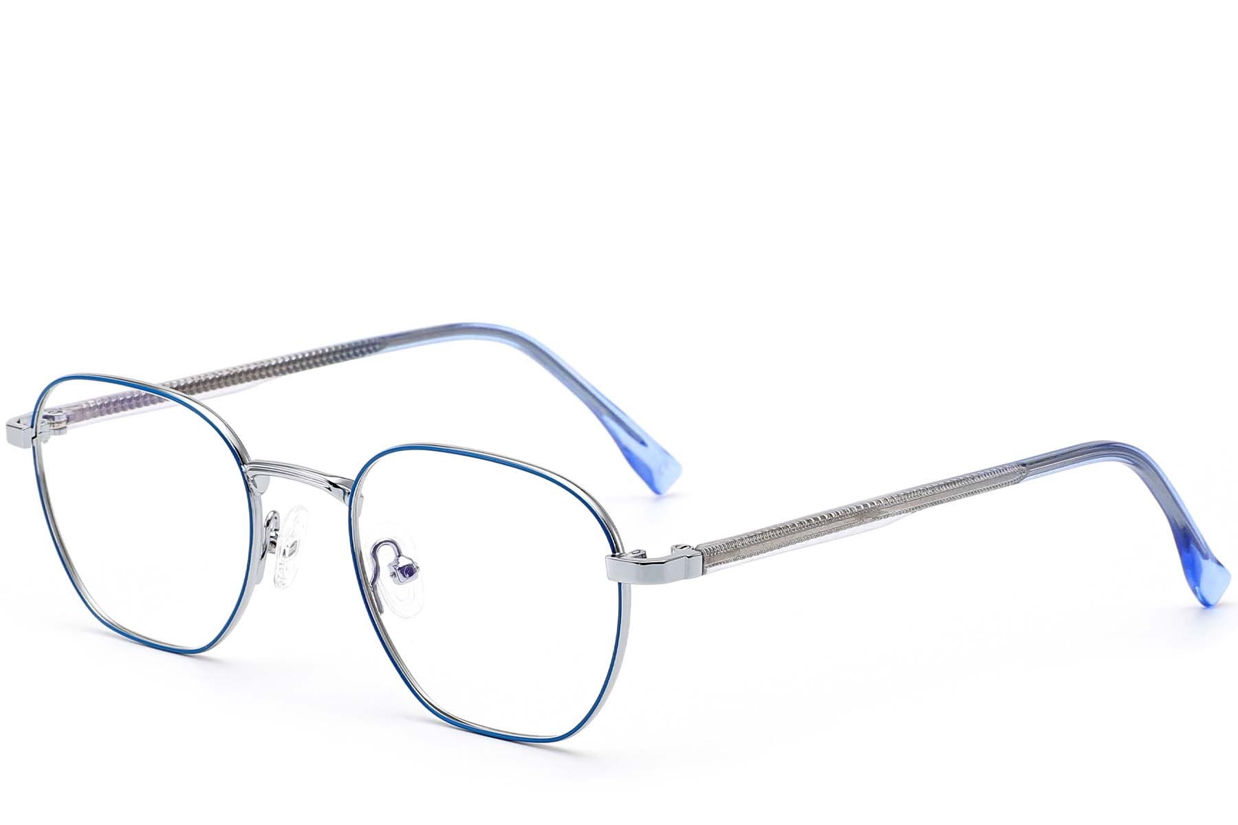 BS0420-0316_Blue_Rectangular_Metal_Glasses_corner