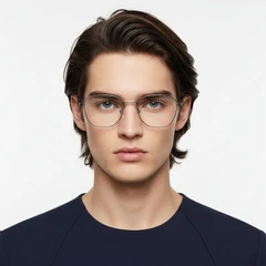 bs0420-0318_silver_rectangular_metal_glasses_model