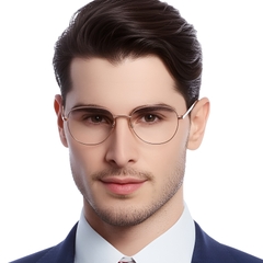 BS0420-0321_Red_Oval_Metal_Glasses_model