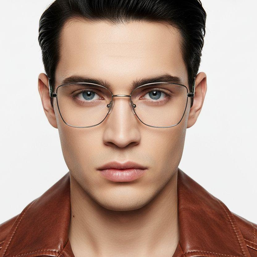 bs0420-0328_silver_rectangular_metal_glasses_model