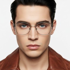 bs0420-0328_silver_rectangular_metal_glasses_model