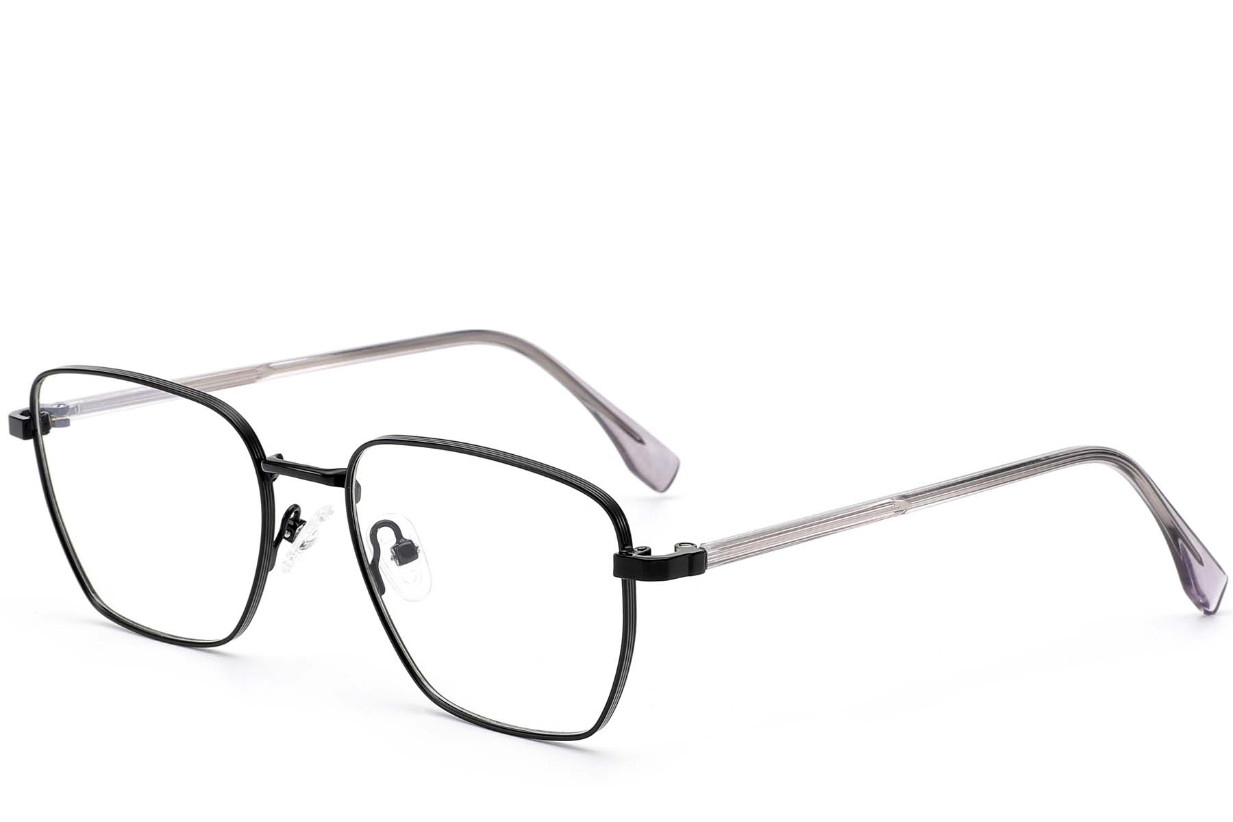 BS0420-0332_Black_Rectangular_Metal_Glasses_corner