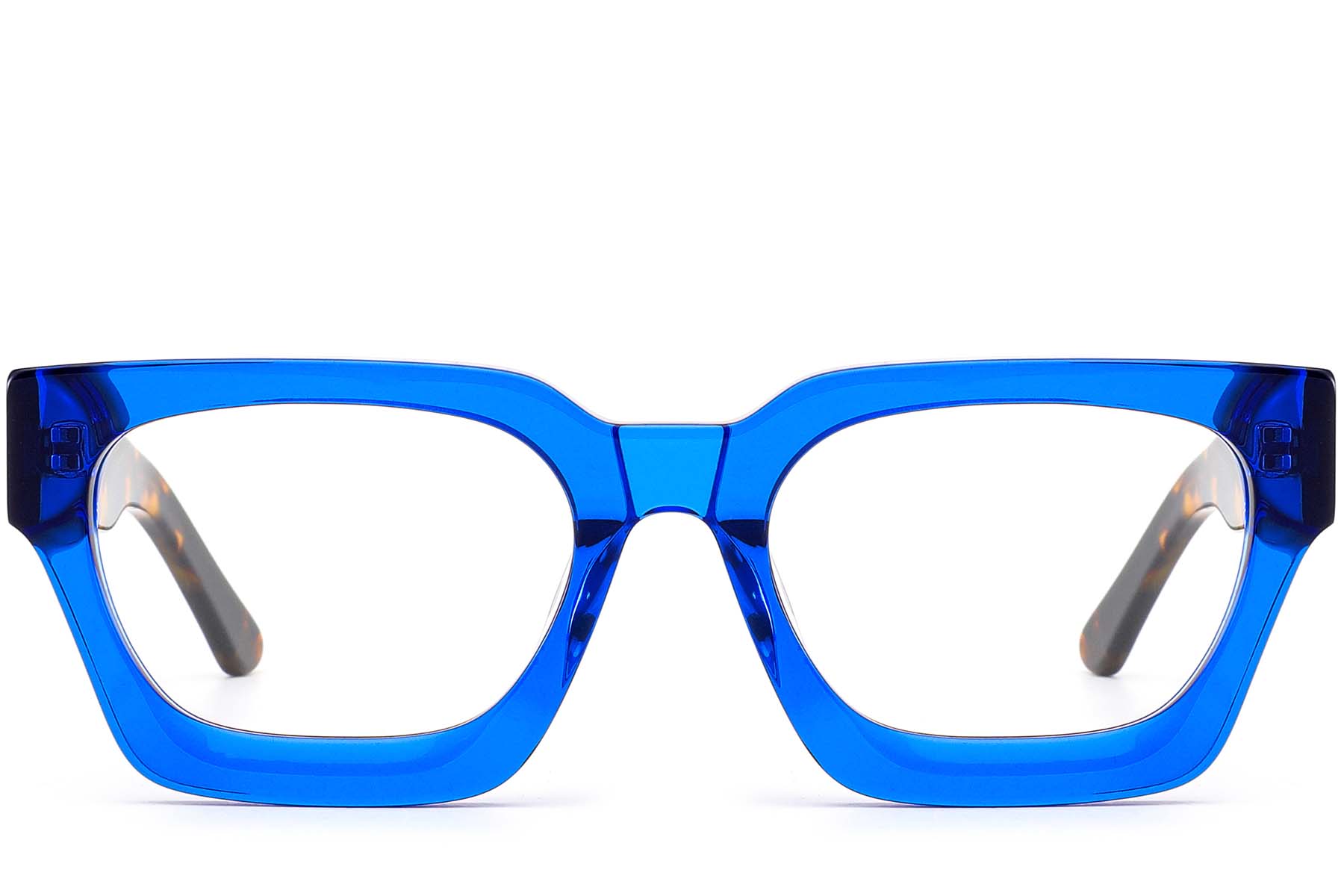 BS0420-0336_Blue_Rectangular_Acetate_Glasses_front