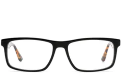 BS0420-0343_Black_Rectangular_Acetate_Glasses_front