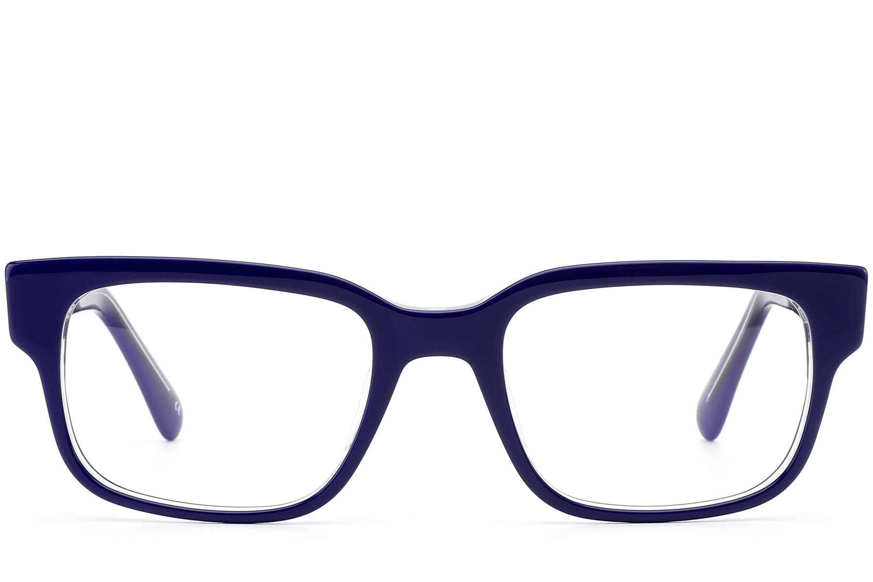 BS0420-0348_Blue_Rectangular_Acetate_Glasses_front