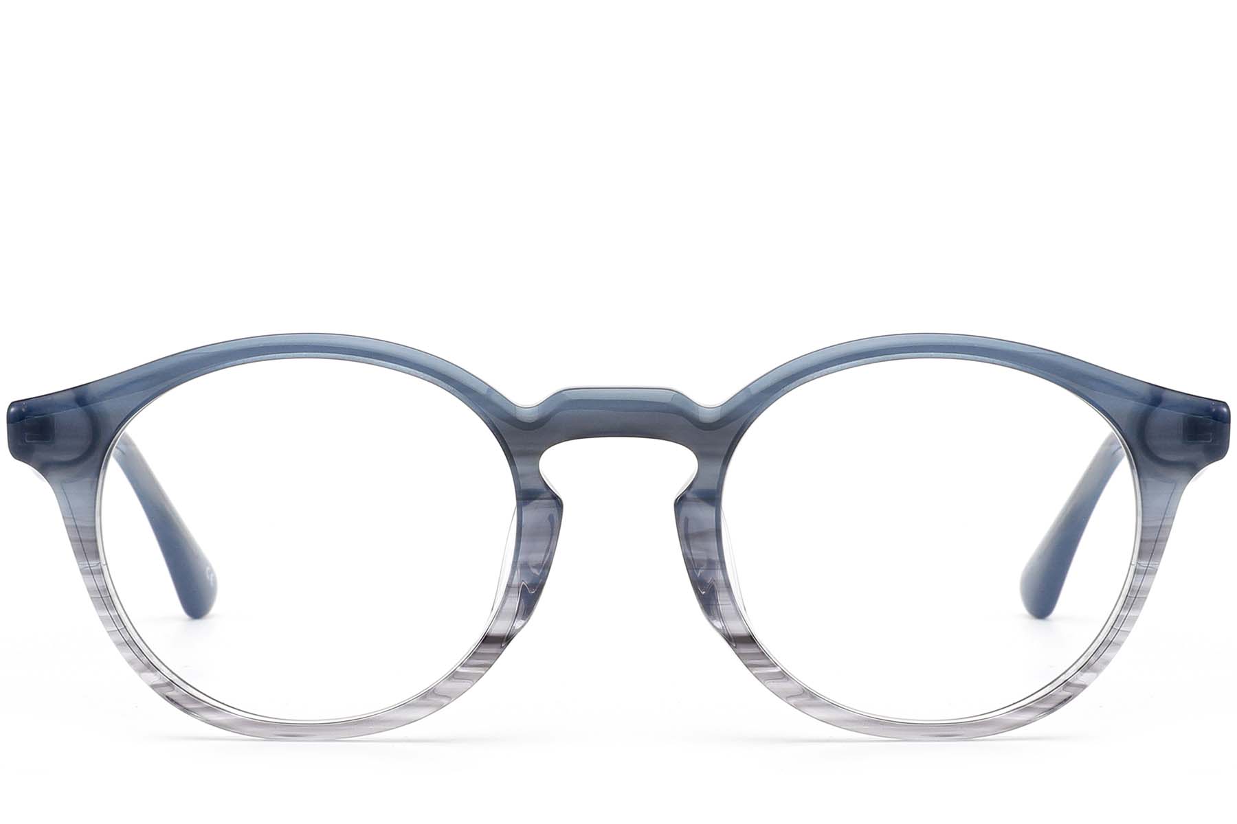 BS0420-0354_Blue_Round_Acetate_Glasses_front