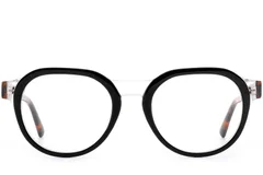 BS0420-0371_Black_Oval_Acetate_Glasses_front