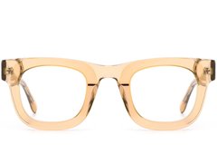 BS0420-0382_Brown_Rectangular_Acetate_Glasses_front