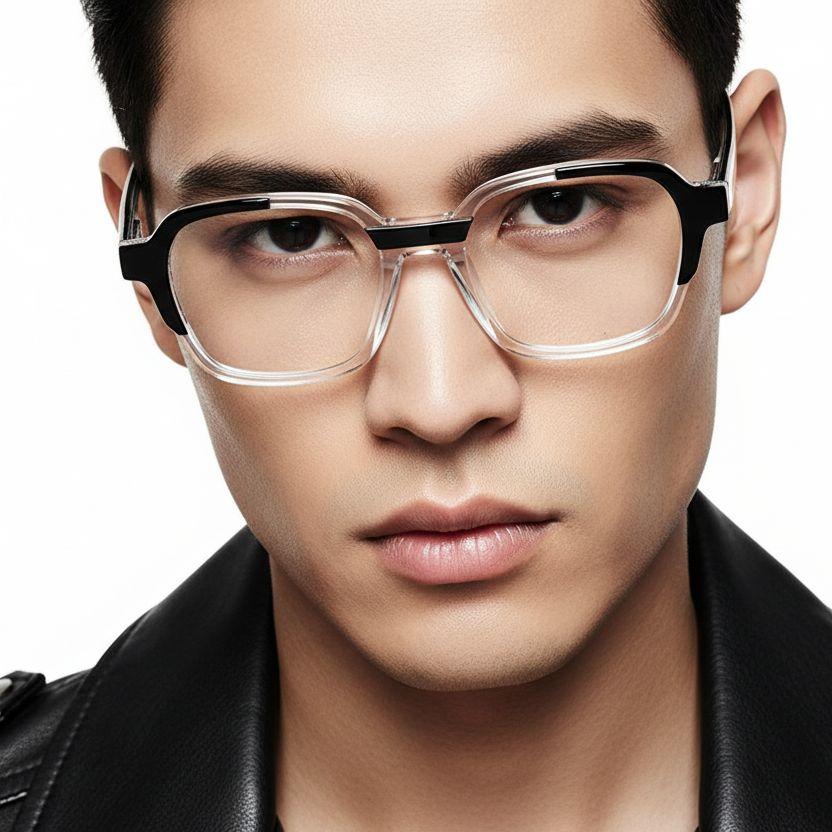 bs0420-0389_black_rectangular_acetate_glasses_model