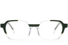 BS0420-0391_Green_Rectangular_Acetate_Glasses_front