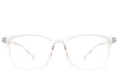 BS0420-0397_Transparent_Rectangular_TR90_Glasses_front