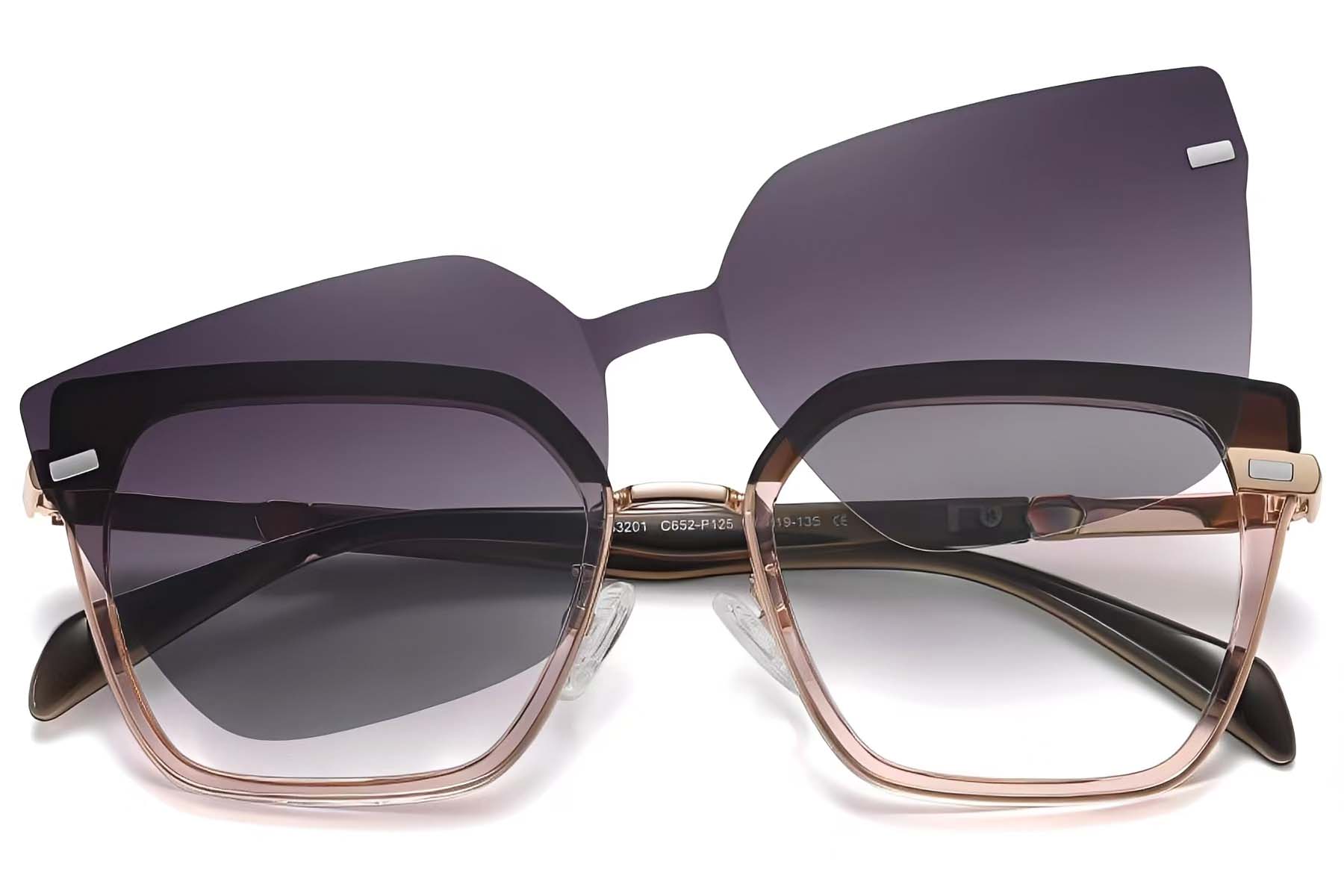 BS0420-0402_Brown_Butterfly_Metal_Sunglasses_front