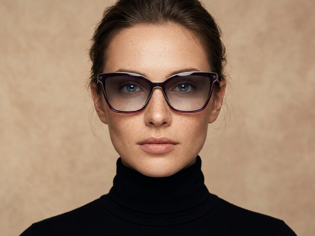 BS0420-0409_Purple_Butterfly_TR90_Clip-on Sunglasses-tryon_female