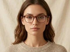 BS0420-0414_Brown_Oval_TR90_Glasses-tryon_female