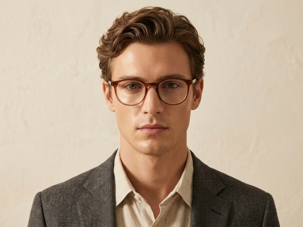 BS0420-0414_Brown_Oval_TR90_Glasses-tryon_male