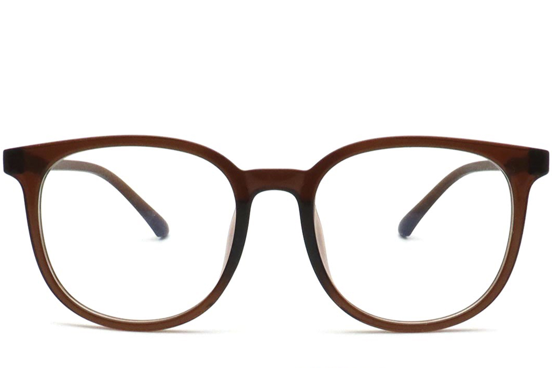 BS0420-0414_Brown_Oval_TR90_Glasses_front