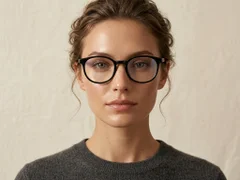 BS0420-0416_Black_Oval_TR90_Glasses-tryon_female