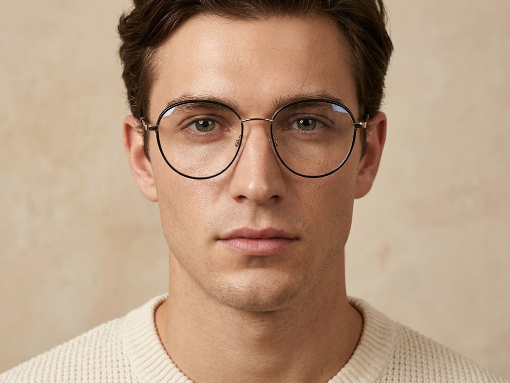 BS0420-0425_Black_Oval_Acetate_Glasses-tryon_male