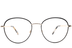 BS0420-0425_Black_Oval_Acetate_Glasses_front