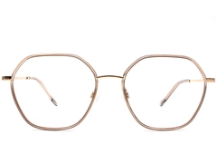 BS0420-0428_Golden_Geometric_Acetate_Glasses_front