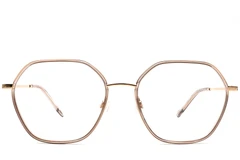 BS0420-0428_Golden_Geometric_Acetate_Glasses_front