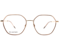 BS0420-0428_Golden_Geometric_Acetate_Glasses_front