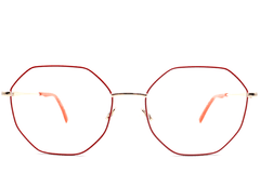 BS0420-0431_Red_Geometric_Acetate_Glasses_front