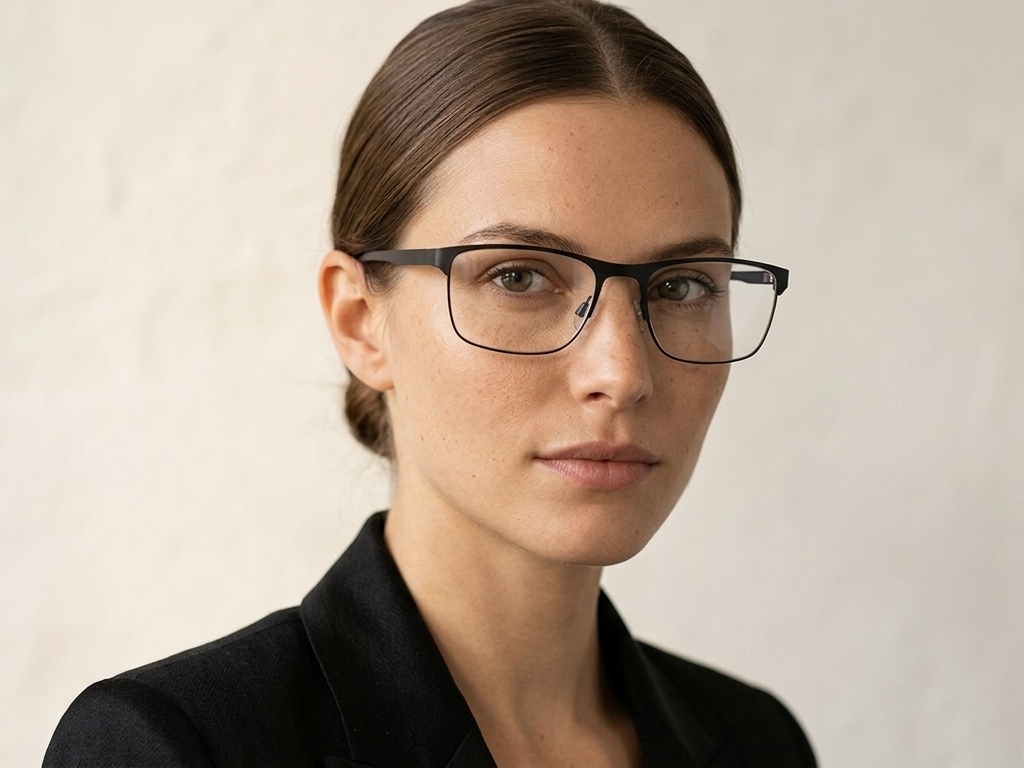 BS0420-0434_Black_Rectangular_Metal_Glasses-tryon_female