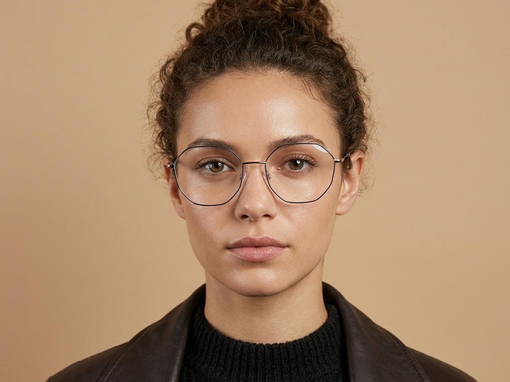 BS0420-0439_Black_Oval_Metal_Glasses-tryon_female