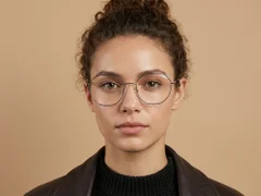 BS0420-0439_Black_Oval_Metal_Glasses-tryon_female