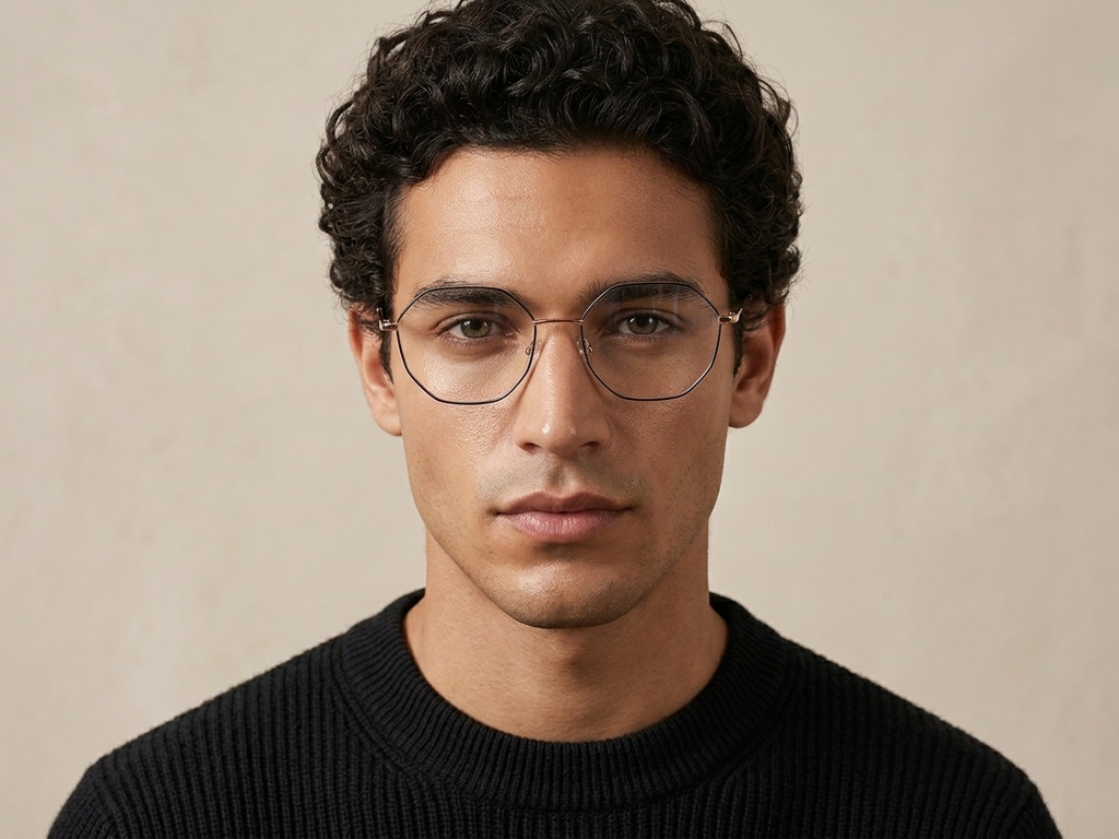 BS0420-0439_Black_Oval_Metal_Glasses-tryon_male