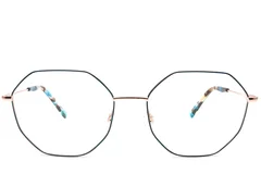 BS0420-0439_Black_Oval_Metal_Glasses_front