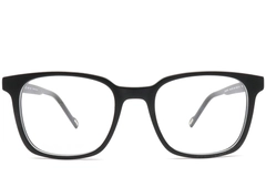 BS0420-0446_Black_Rectangular_Acetate_Glasses_front