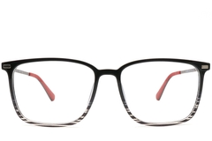 BS0420-0448_Black_Rectangular_Ultem_Glasses_front_optics