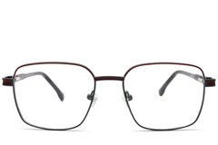BS0420-0450_Black_Rectangular_Metal_Glasses_front