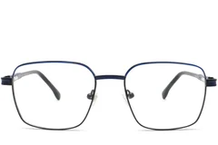 BS0420-0452_Black_Rectangular_Metal_Glasses_front