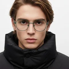 bs0420-0453_green_geometric_metal_glasses_model