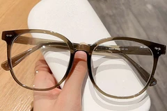 BS0423-0016_Green_Oval_TR90_Glasses_front