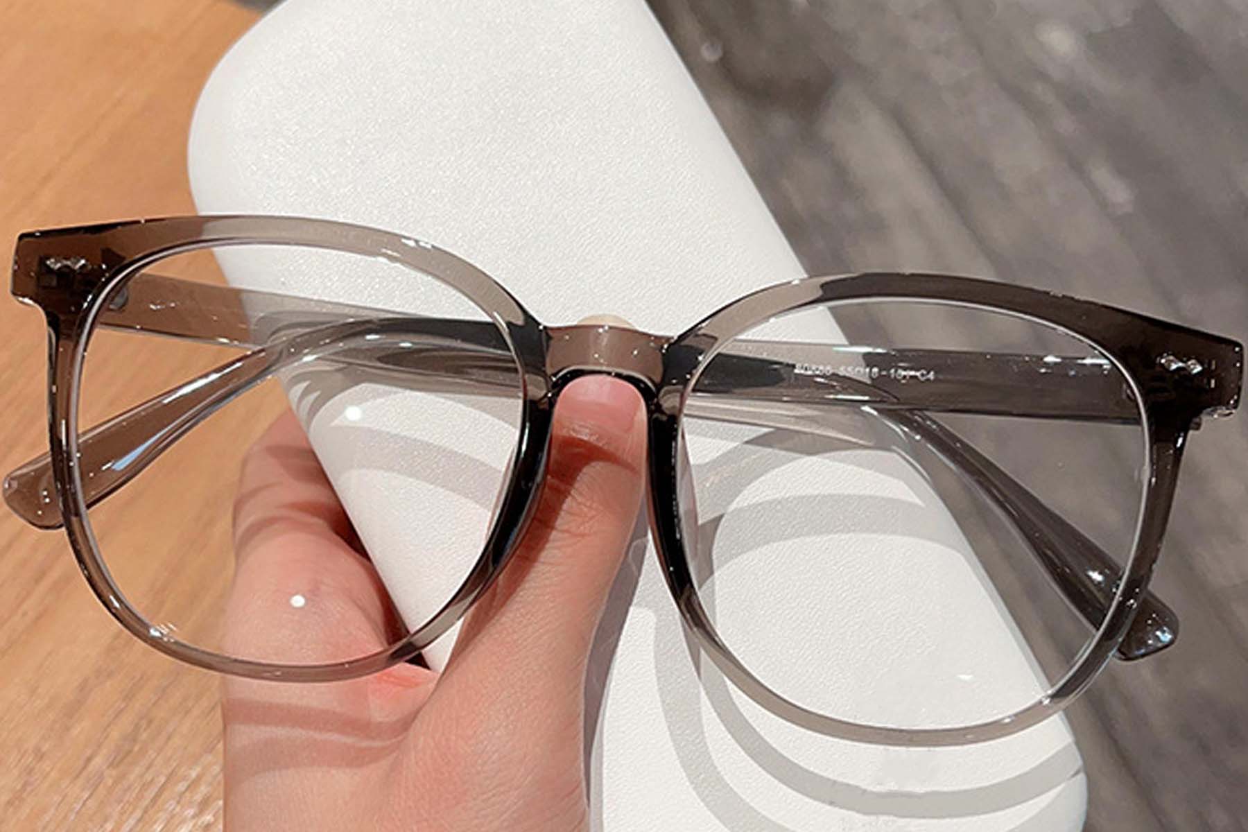 BS0423-0017_Grey_Oval_TR90_Glasses_front