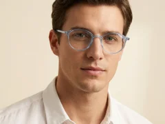 Oval Blue TR90 Glasses #BS0423-0029